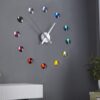 Moderní hodiny na zeď – Crystal